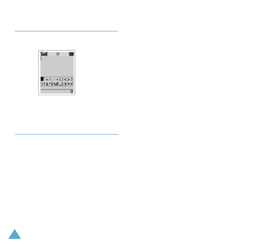 Using the symbol mode, Using the number mode | Samsung SGH-V205 User Manual | Page 26 / 79