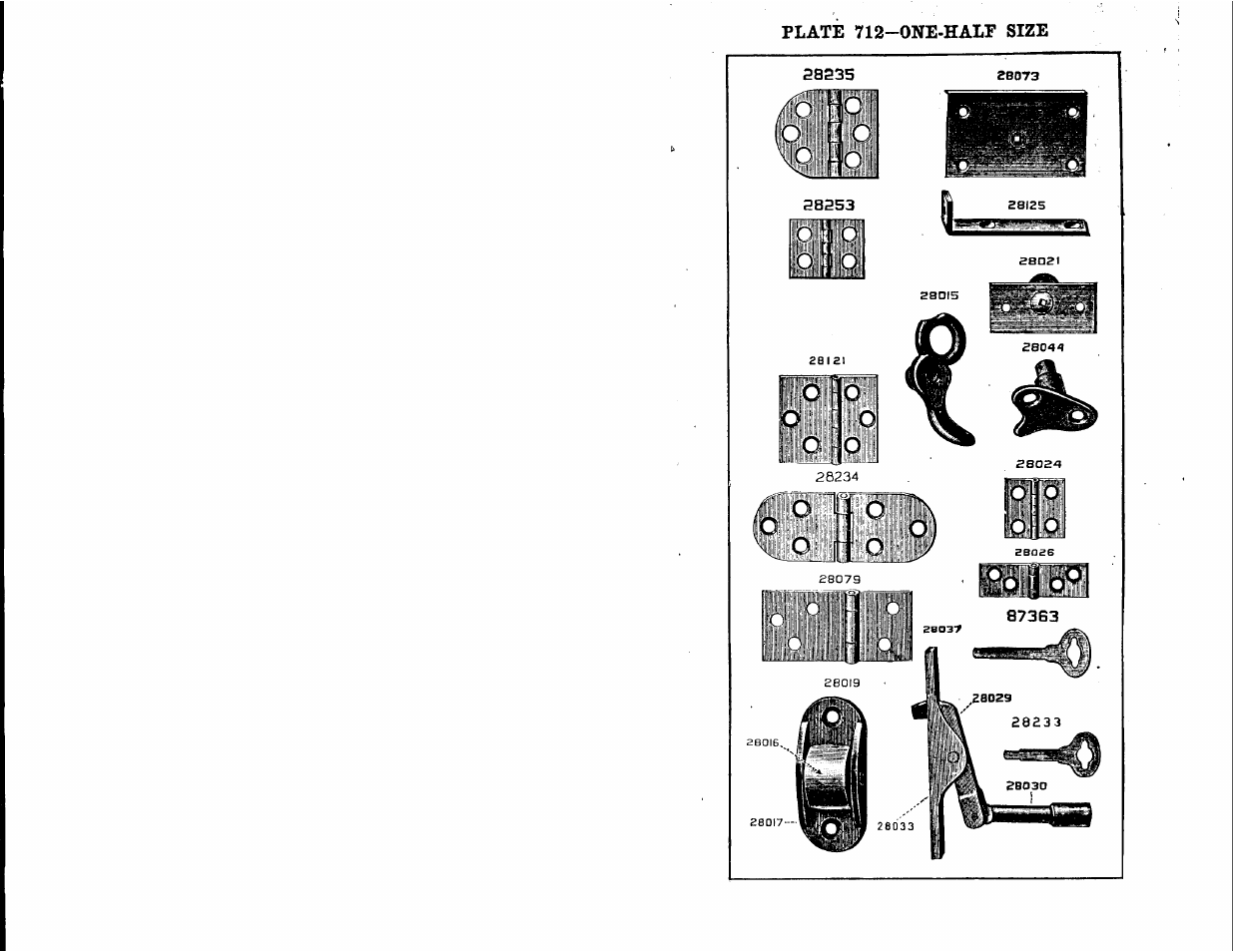 Plate 712-one-half size | SINGER 115-1 User Manual | Page 15 / 38