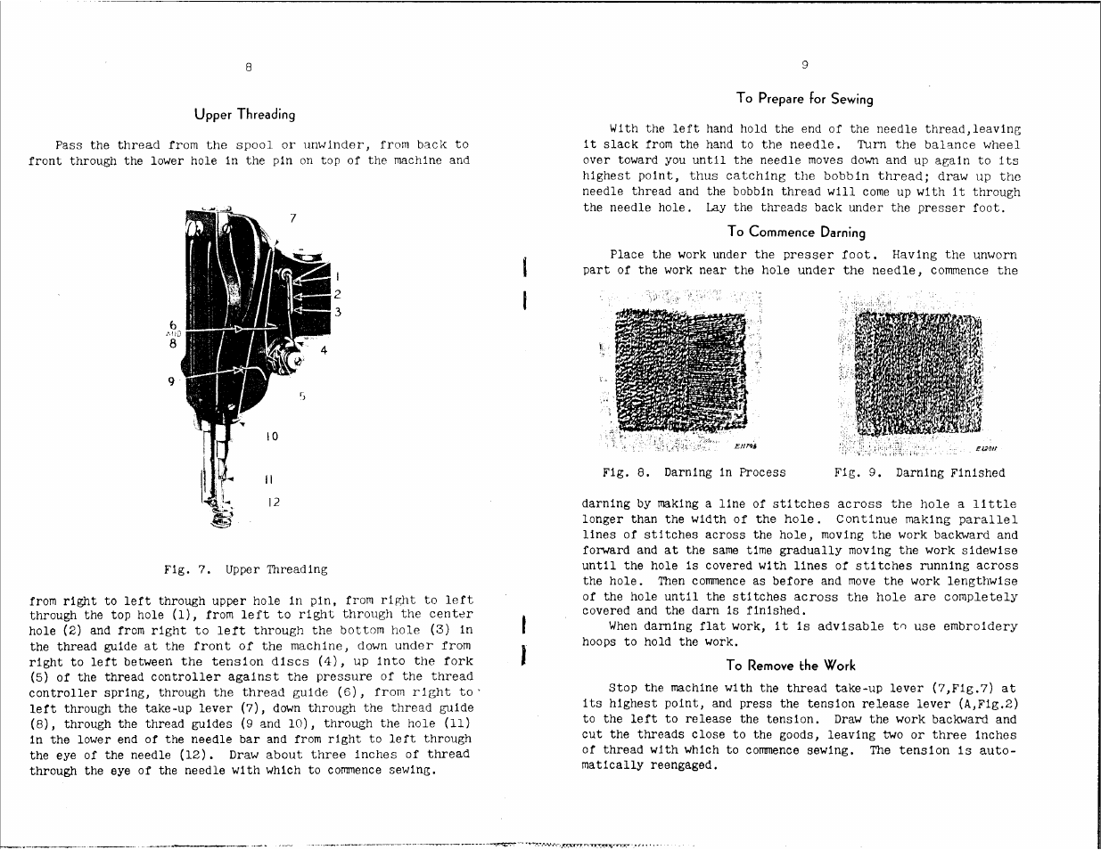 SINGER 142W25 User Manual | Page 6 / 10