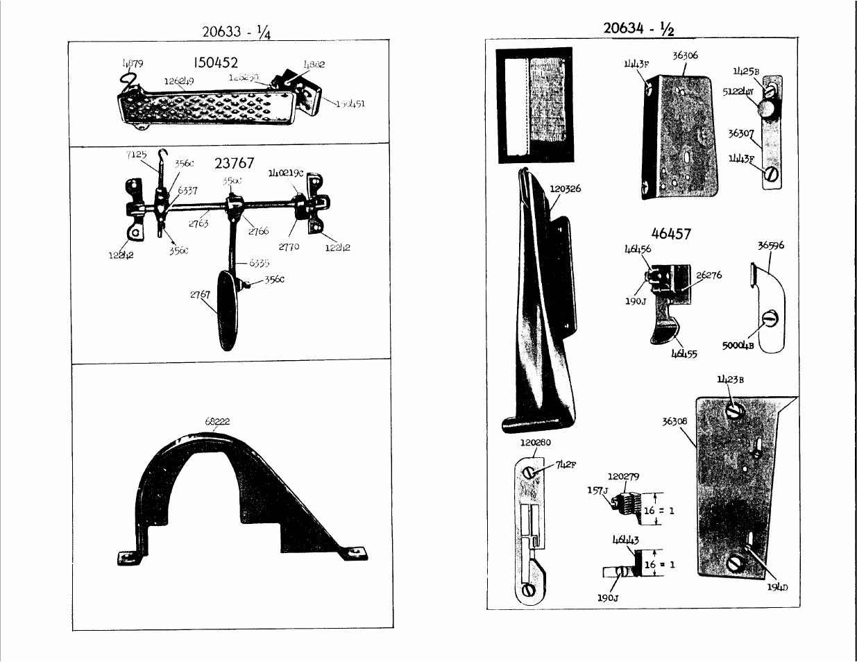 20633 - у4, Hm 150452, F.j-п | Lali | SINGER 147-4 User Manual | Page 24 / 28