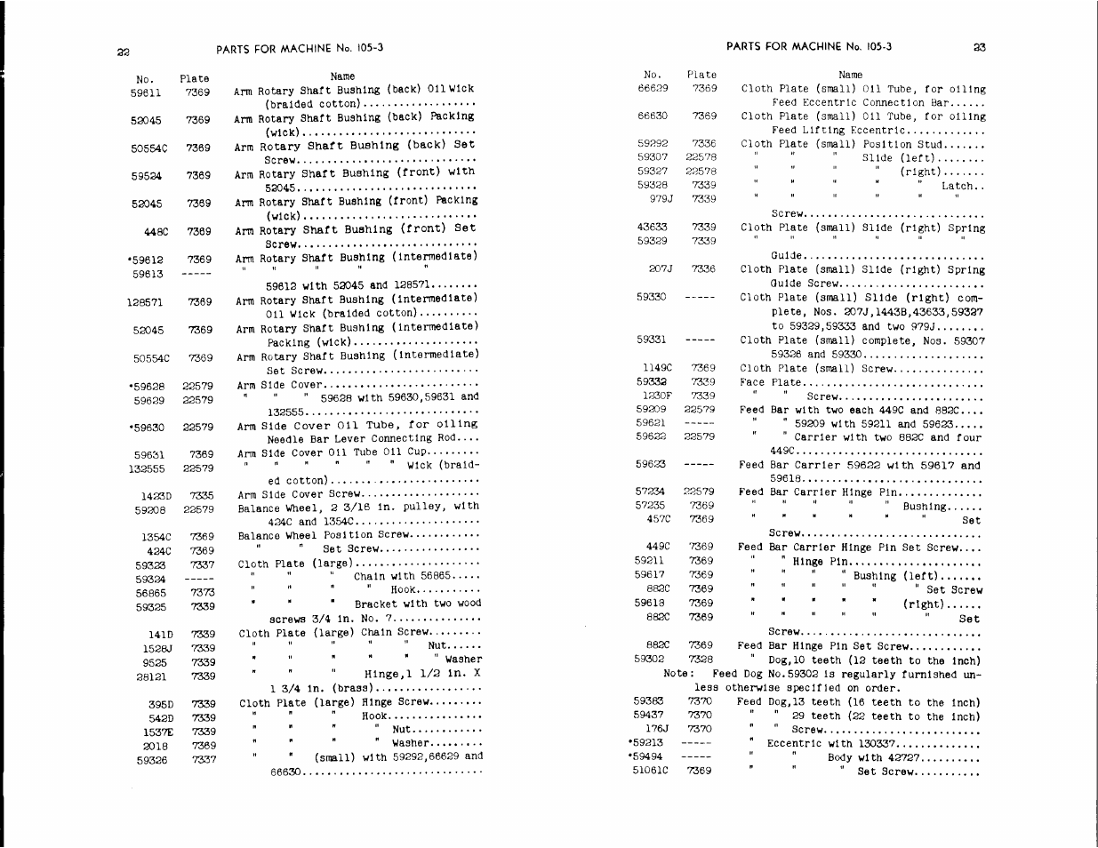 SINGER 105-1 User Manual | Page 13 / 30