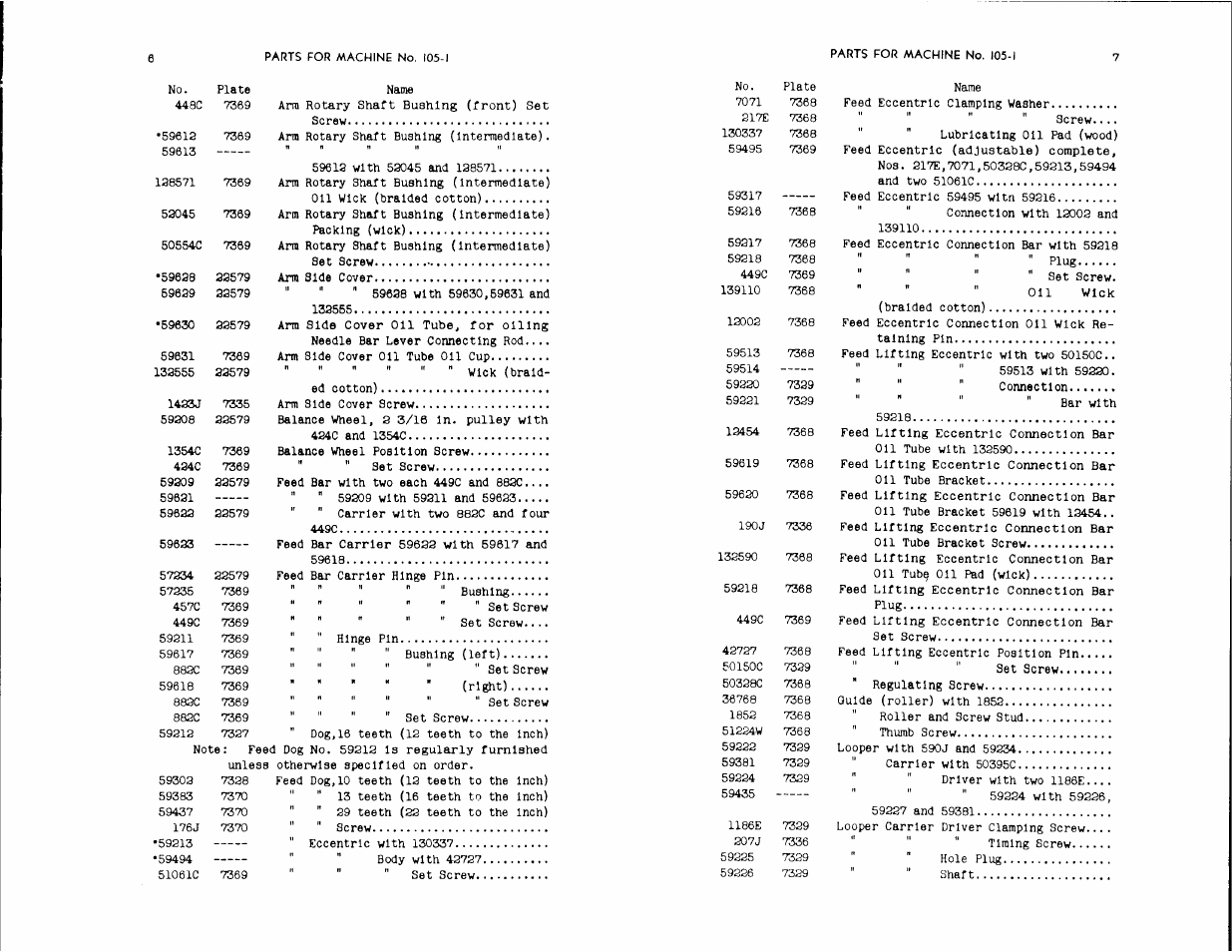 SINGER 105-1 User Manual | Page 5 / 30