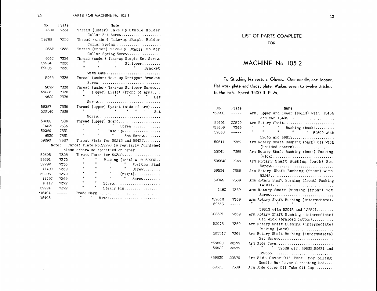 Machine no. 105-2 | SINGER 105-1 User Manual | Page 8 / 30