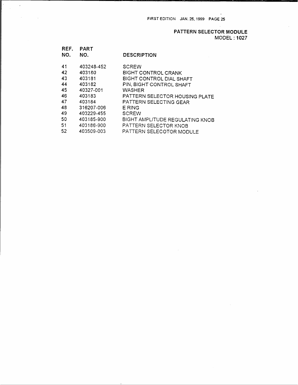 SINGER 1019 User Manual | Page 27 / 36