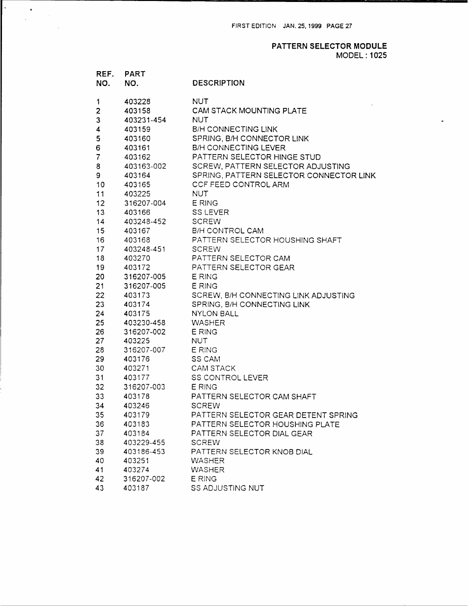 SINGER 1019 User Manual | Page 29 / 36