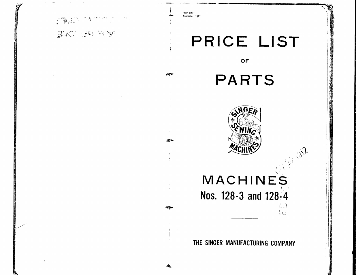 SINGER 128-4 User Manual | 25 pages