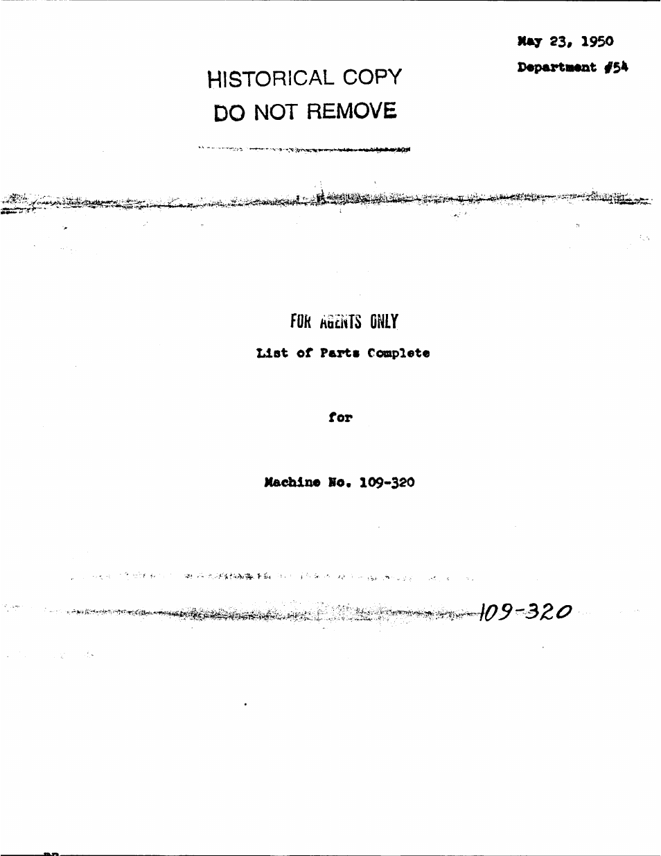 SINGER 109-320 User Manual | 14 pages
