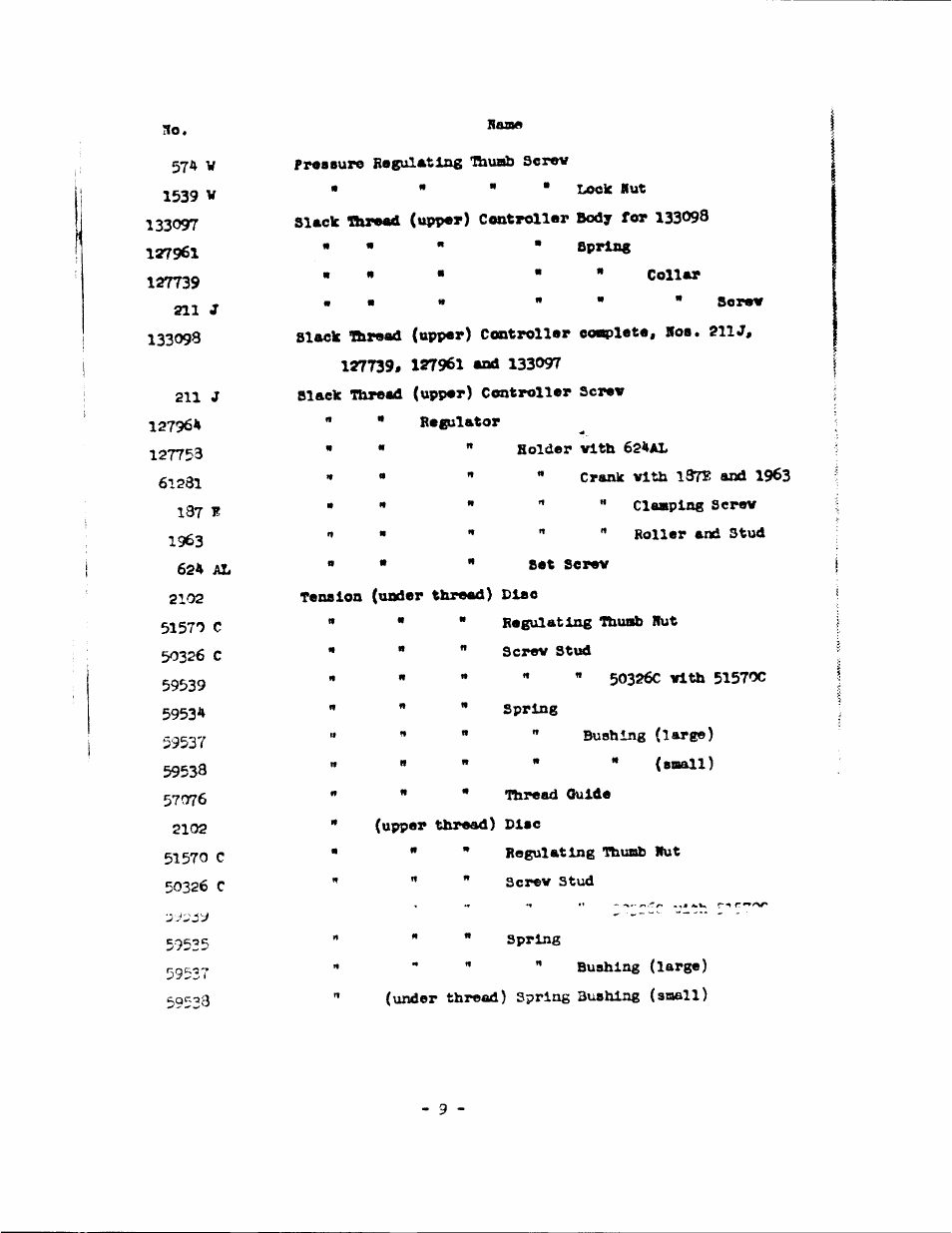 SINGER 109-320 User Manual | Page 10 / 14