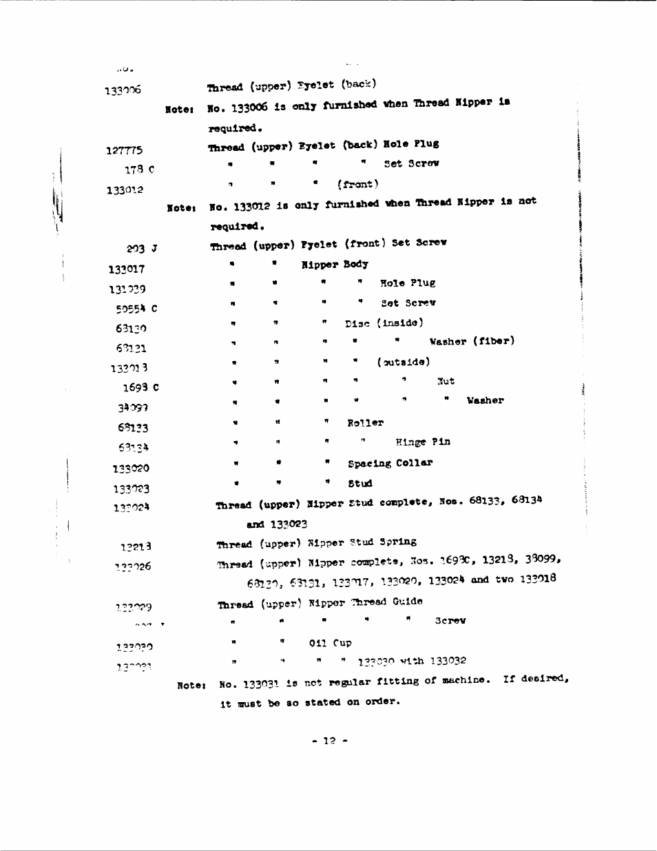 SINGER 109-320 User Manual | Page 13 / 14