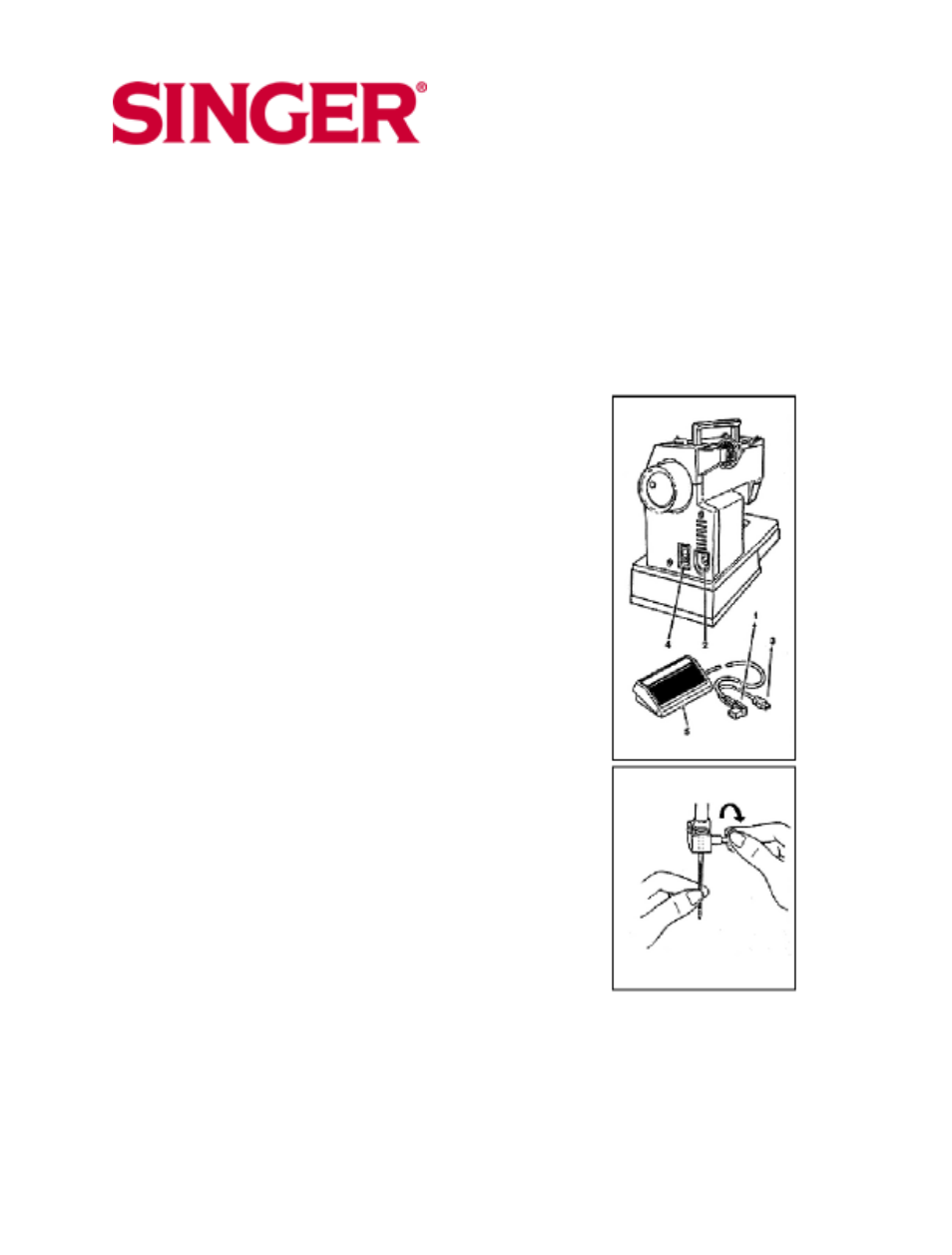 Operating the machine, Choosing and changing needles, Getting ready to sew | SINGER 10 User Manual | Page 10 / 47
