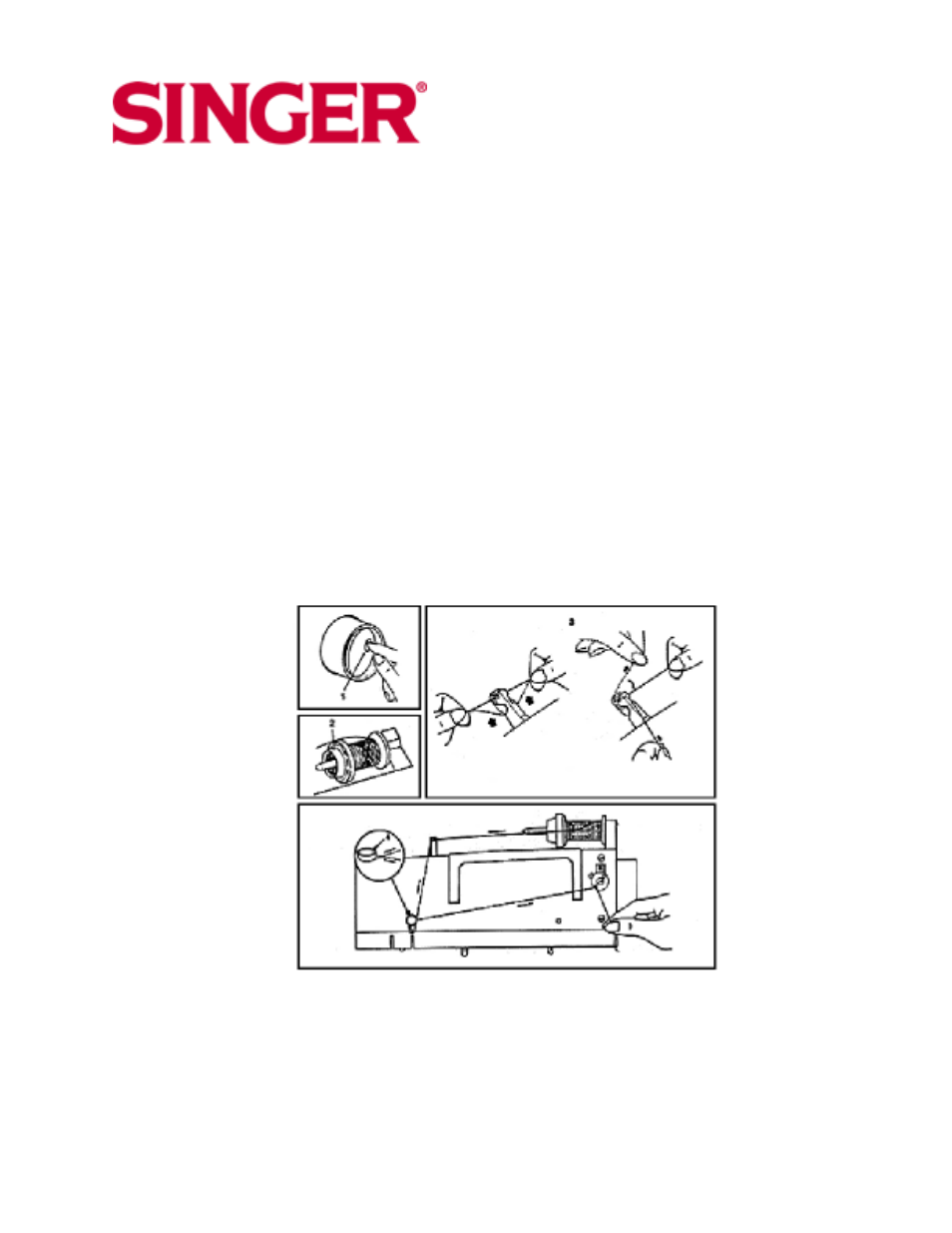 Winding a bobbin | SINGER 10 User Manual | Page 14 / 47