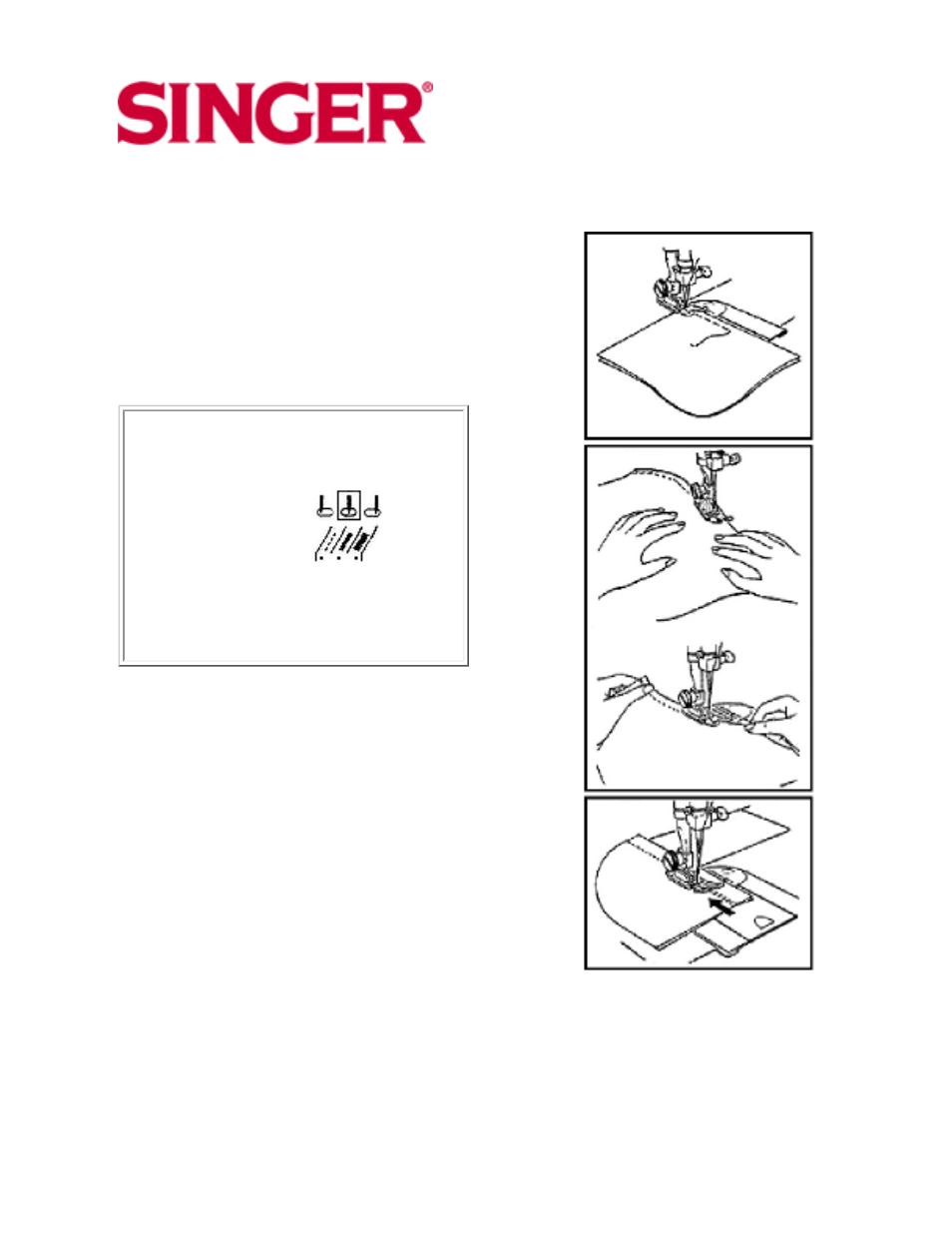 Darning | SINGER 10 User Manual | Page 22 / 47