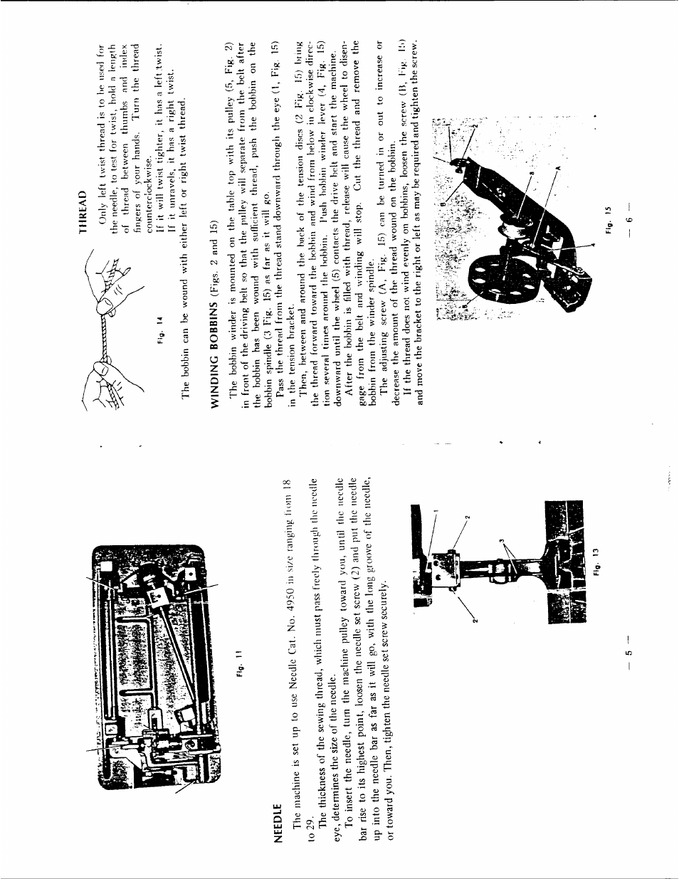 Needle, Thread | SINGER 132B26 User Manual | Page 5 / 9