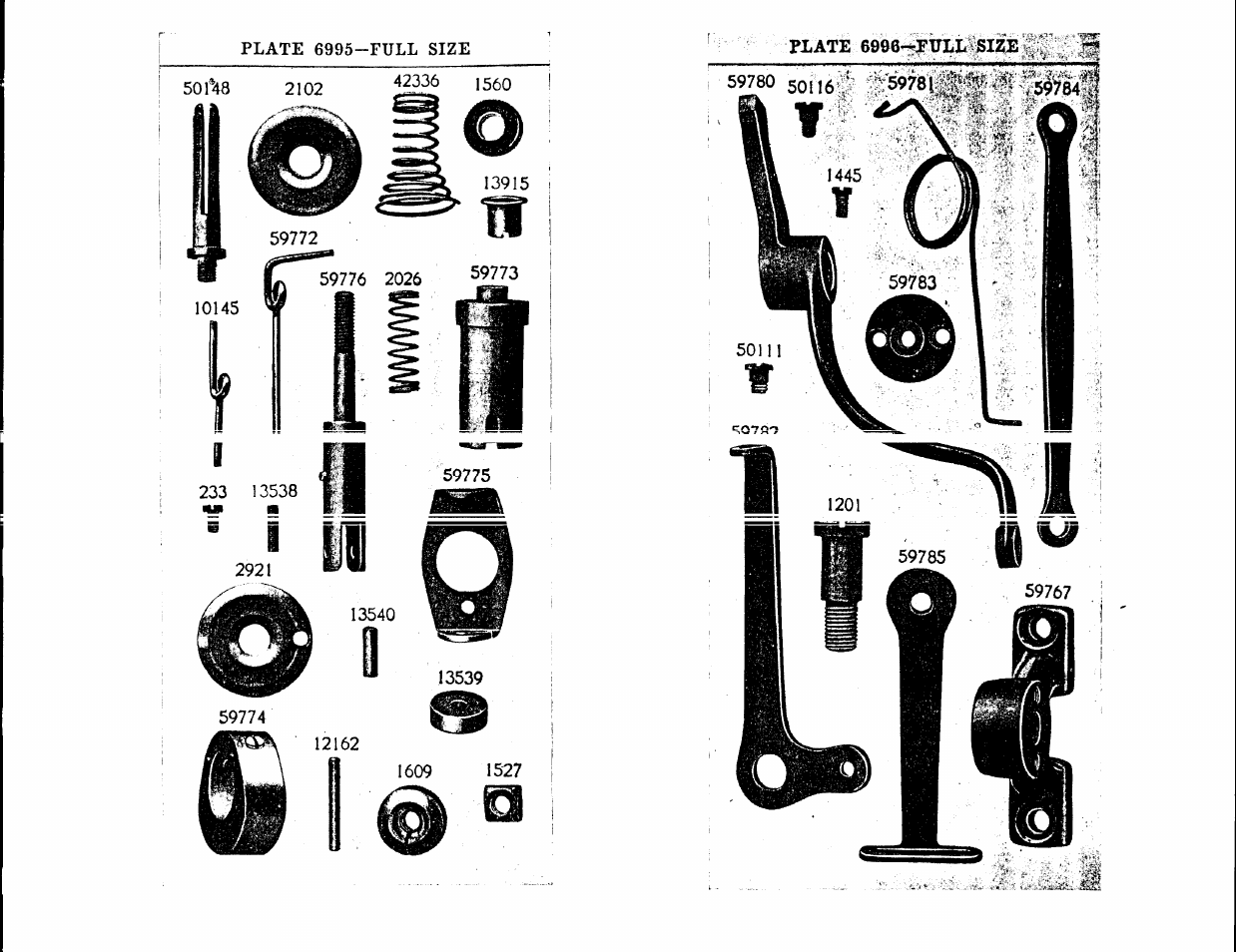 Plate 6995-full size | SINGER 114-20 User Manual | Page 28 / 36