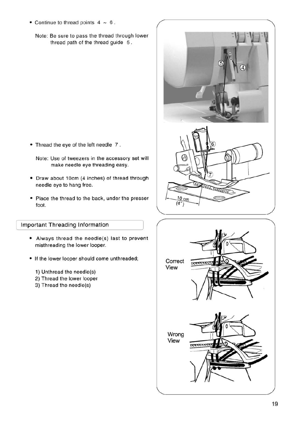 SINGER 14SH754/14CG754 User Manual | Page 20 / 53