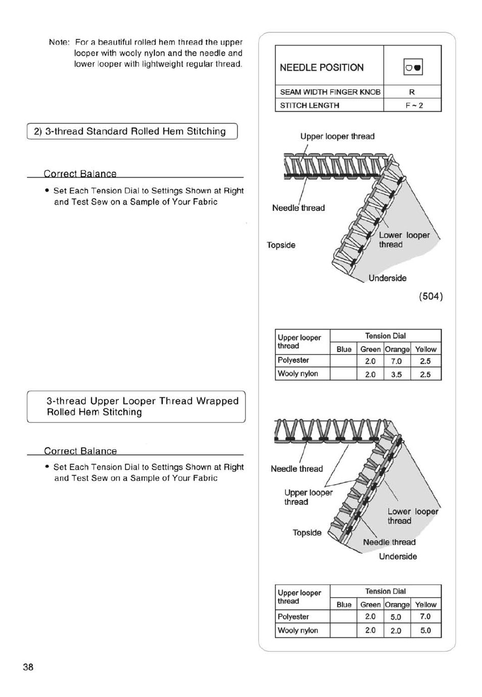 SINGER 14SH754/14CG754 User Manual | Page 39 / 53