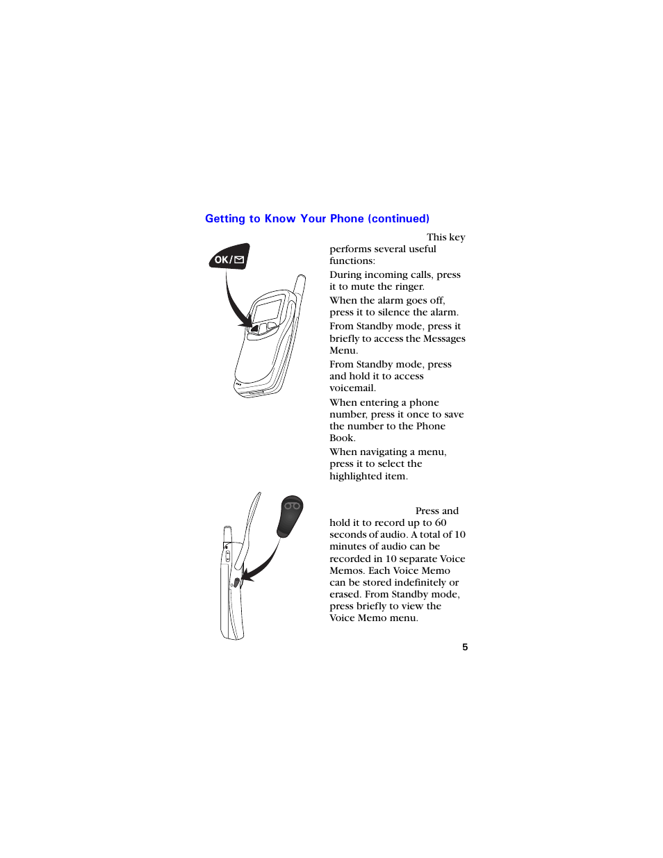 Getting to know your phone (continued) | Samsung SCH-3550 User Manual | Page 17 / 110