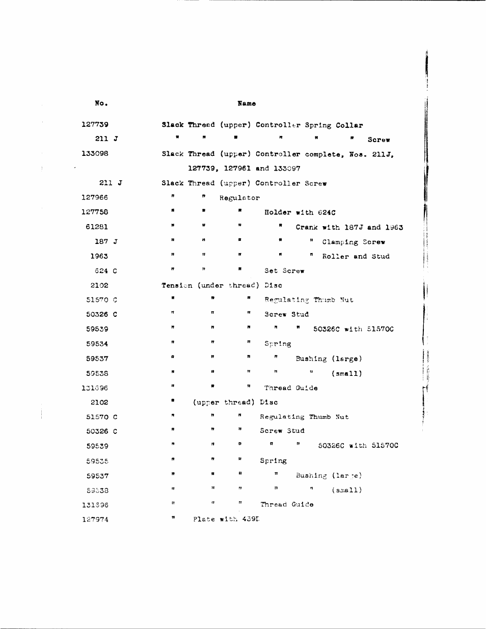 SINGER 109-520 User Manual | Page 10 / 13