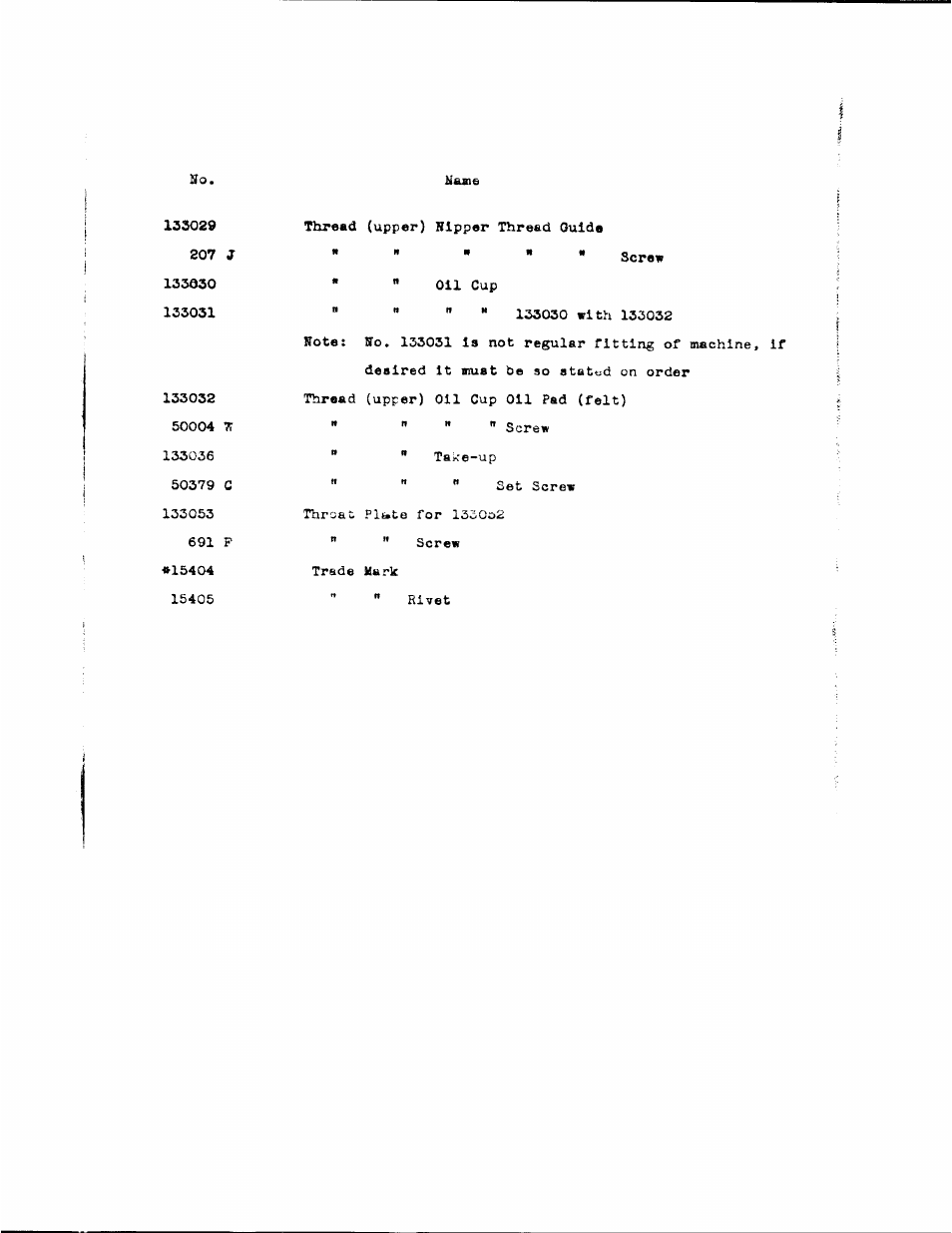 SINGER 109-520 User Manual | Page 13 / 13
