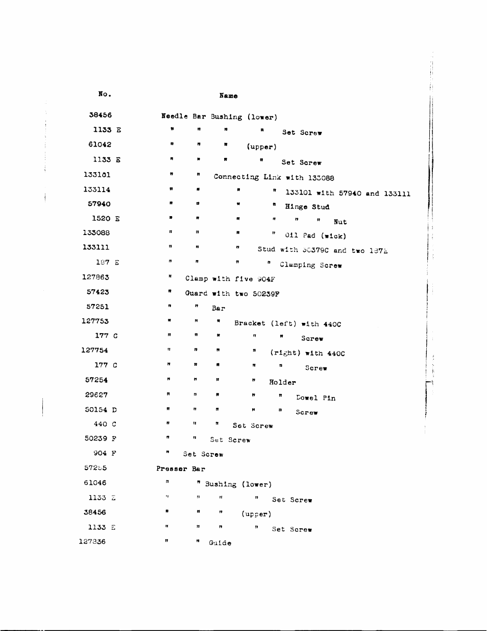 SINGER 109-520 User Manual | Page 8 / 13