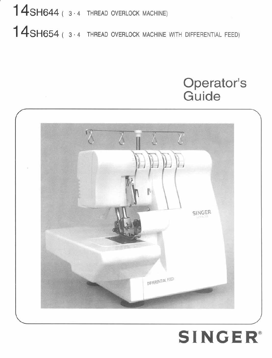 SINGER 14SH644 User Manual | 48 pages