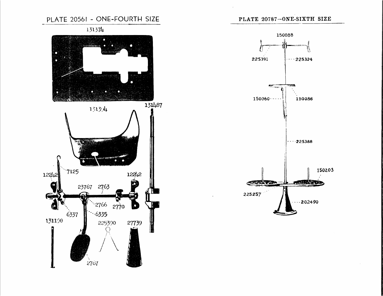 Plate 2056! - one-fourth size, 122u2 | SINGER 147-82 User Manual | Page 30 / 30