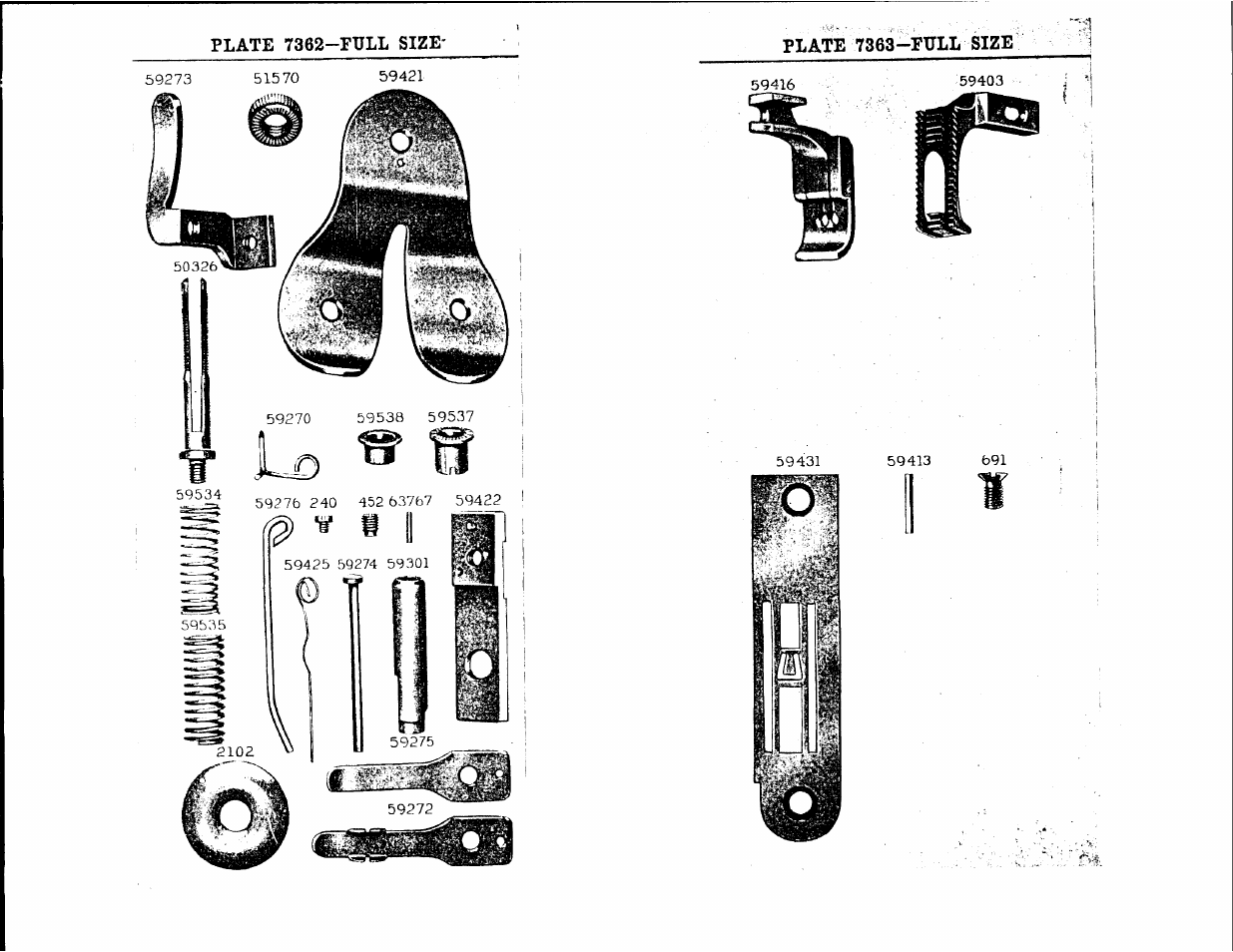 Plate | SINGER 105-20 User Manual | Page 20 / 23