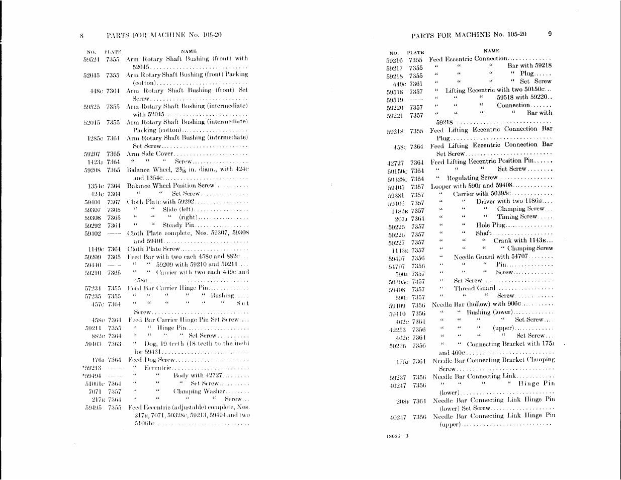 SINGER 105-20 User Manual | Page 5 / 23