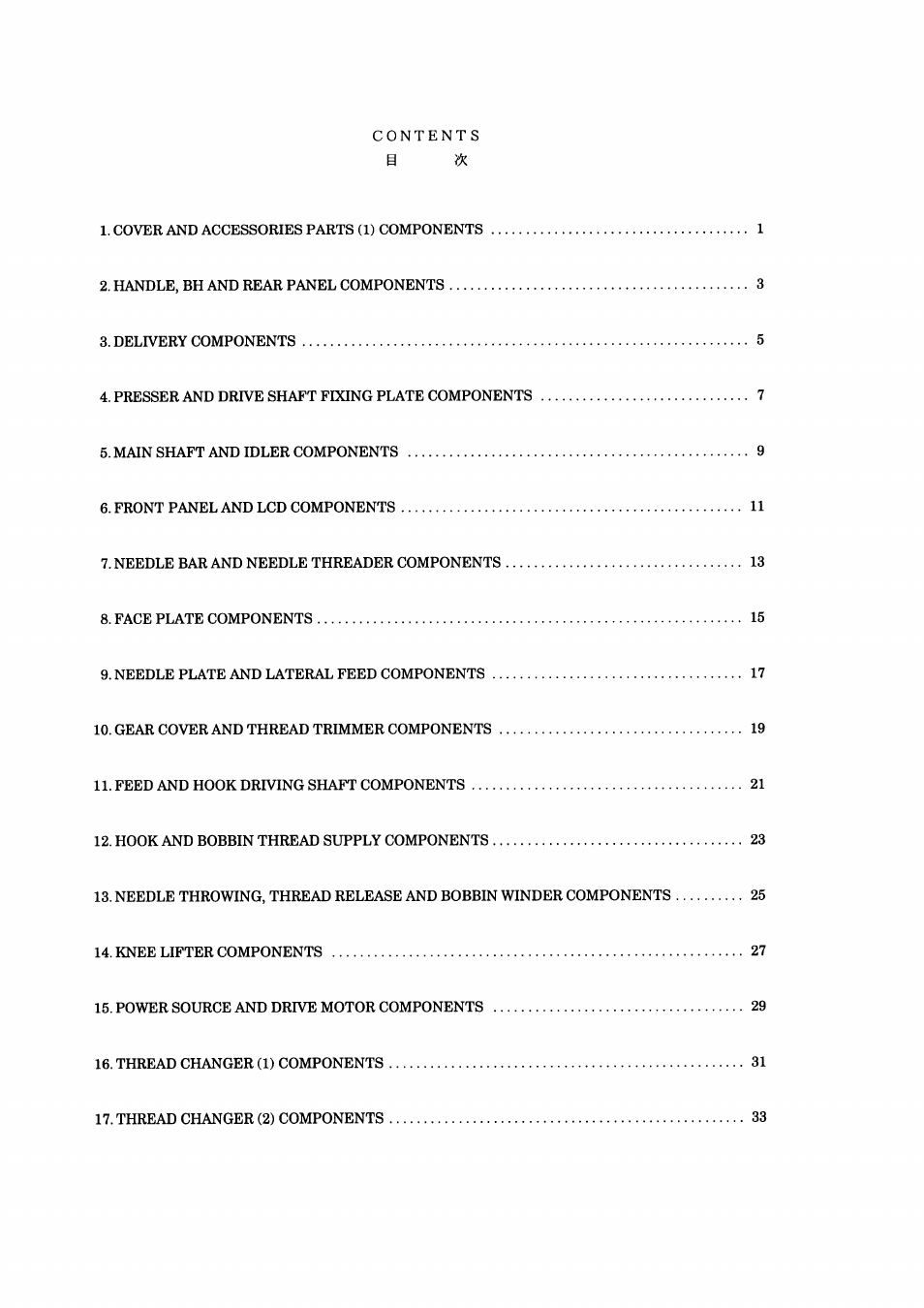 SINGER XL-6000 User Manual | Page 3 / 51