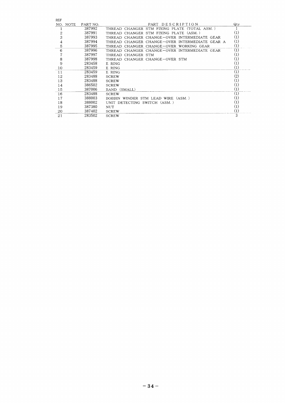 SINGER XL-6000 User Manual | Page 38 / 51