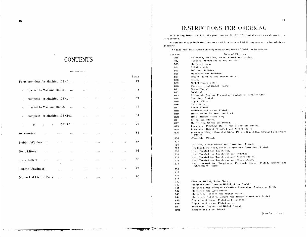 SINGER 132K12 User Manual | Page 24 / 47