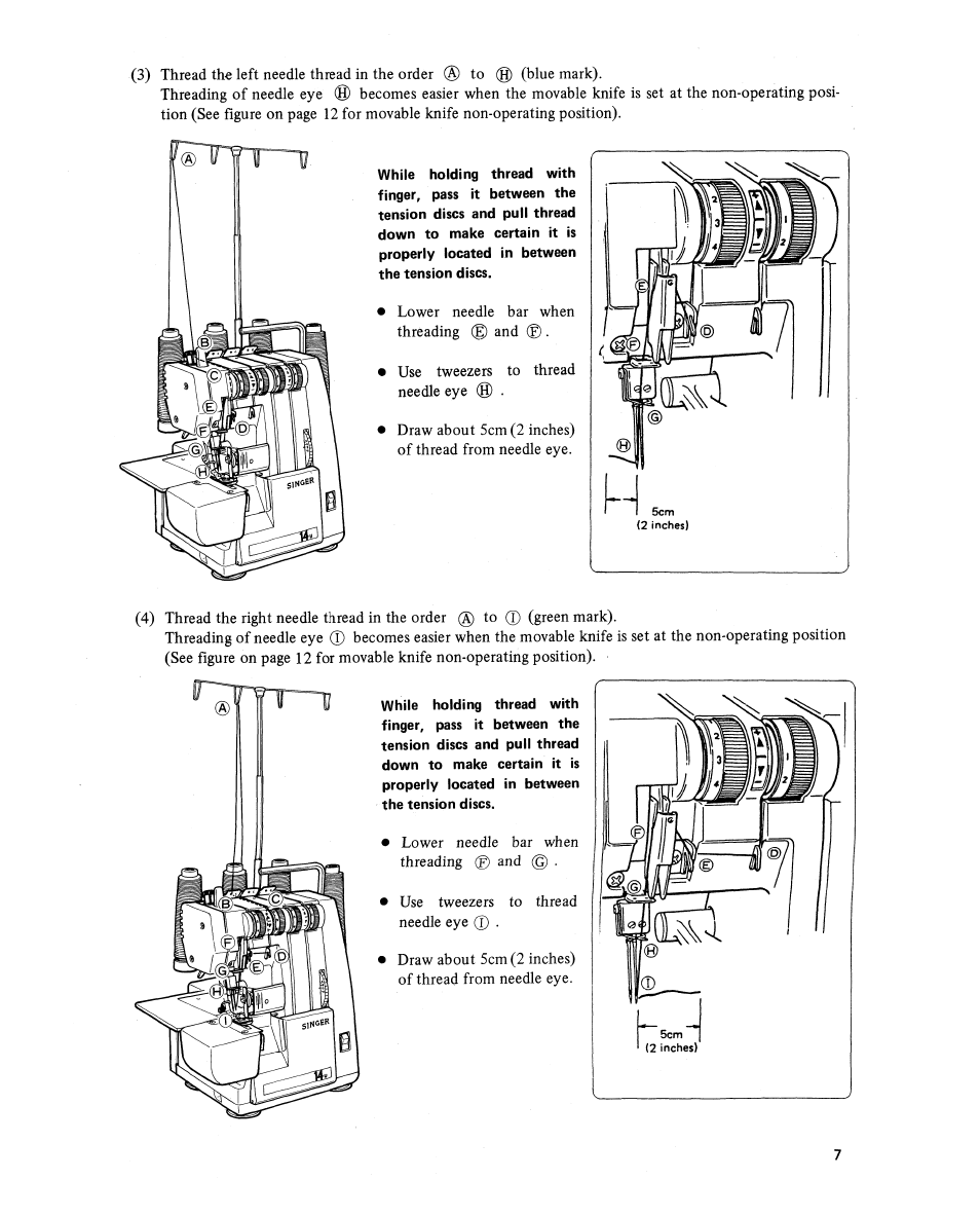 SINGER 14U 34B/234B User Manual | Page 11 / 31