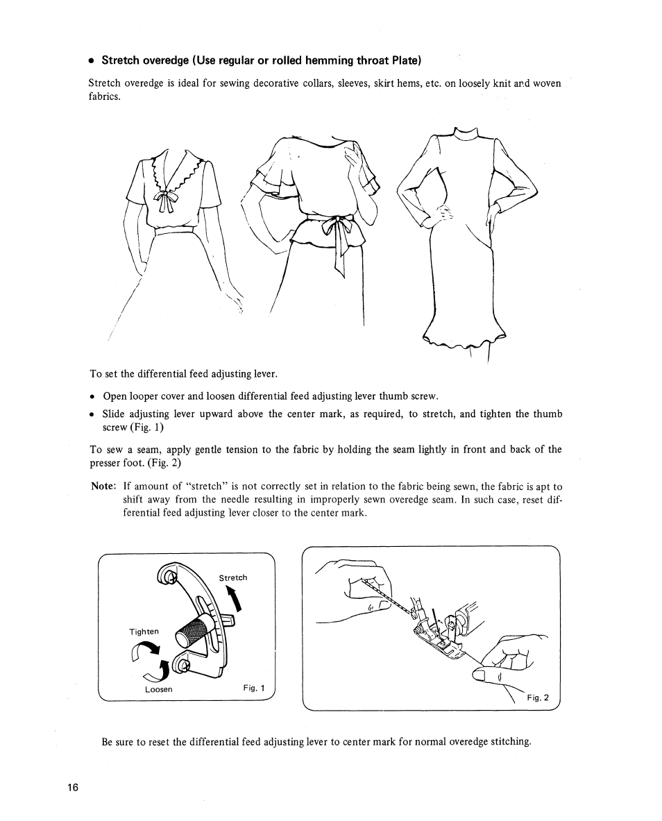 SINGER 14U 34B/234B User Manual | Page 20 / 31