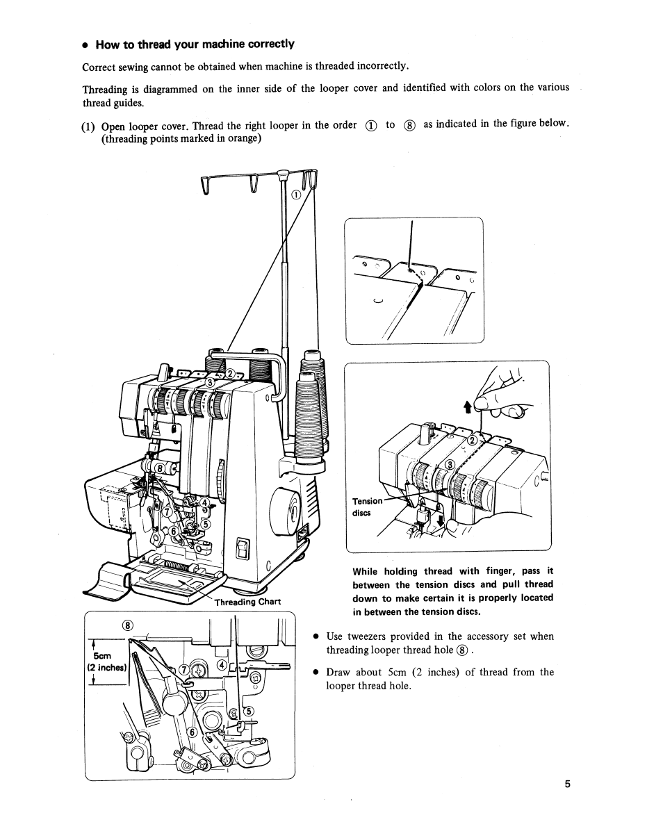 SINGER 14U 34B/234B User Manual | Page 9 / 31
