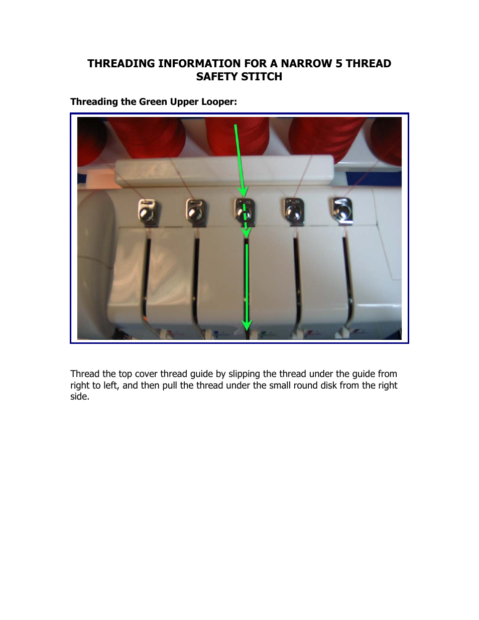 Narrow 5-thread safety stitch | SINGER 14T957DC User Manual | Page 11 / 48