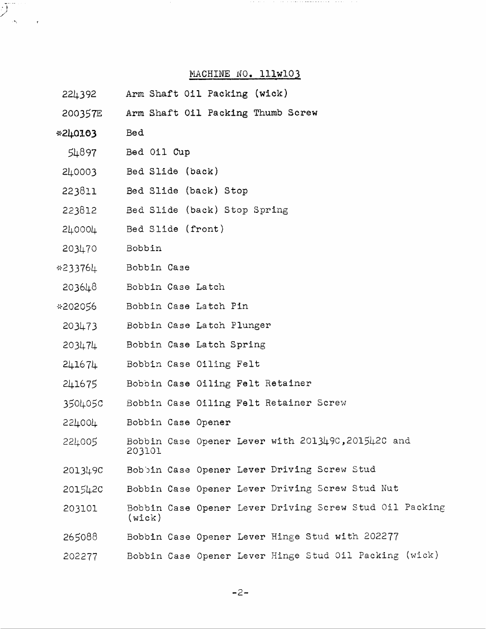 SINGER 111W103 User Manual | Page 4 / 15