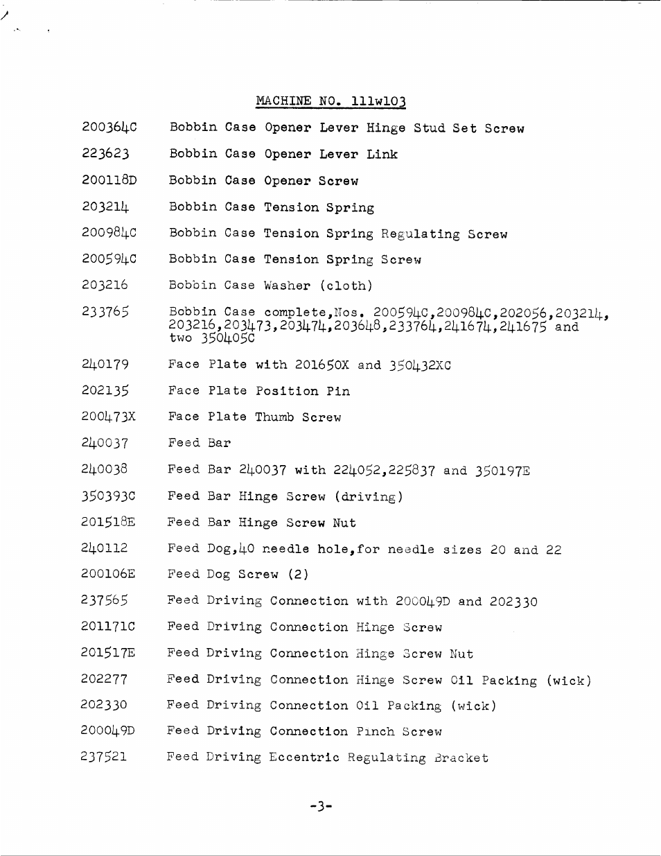 SINGER 111W103 User Manual | Page 5 / 15