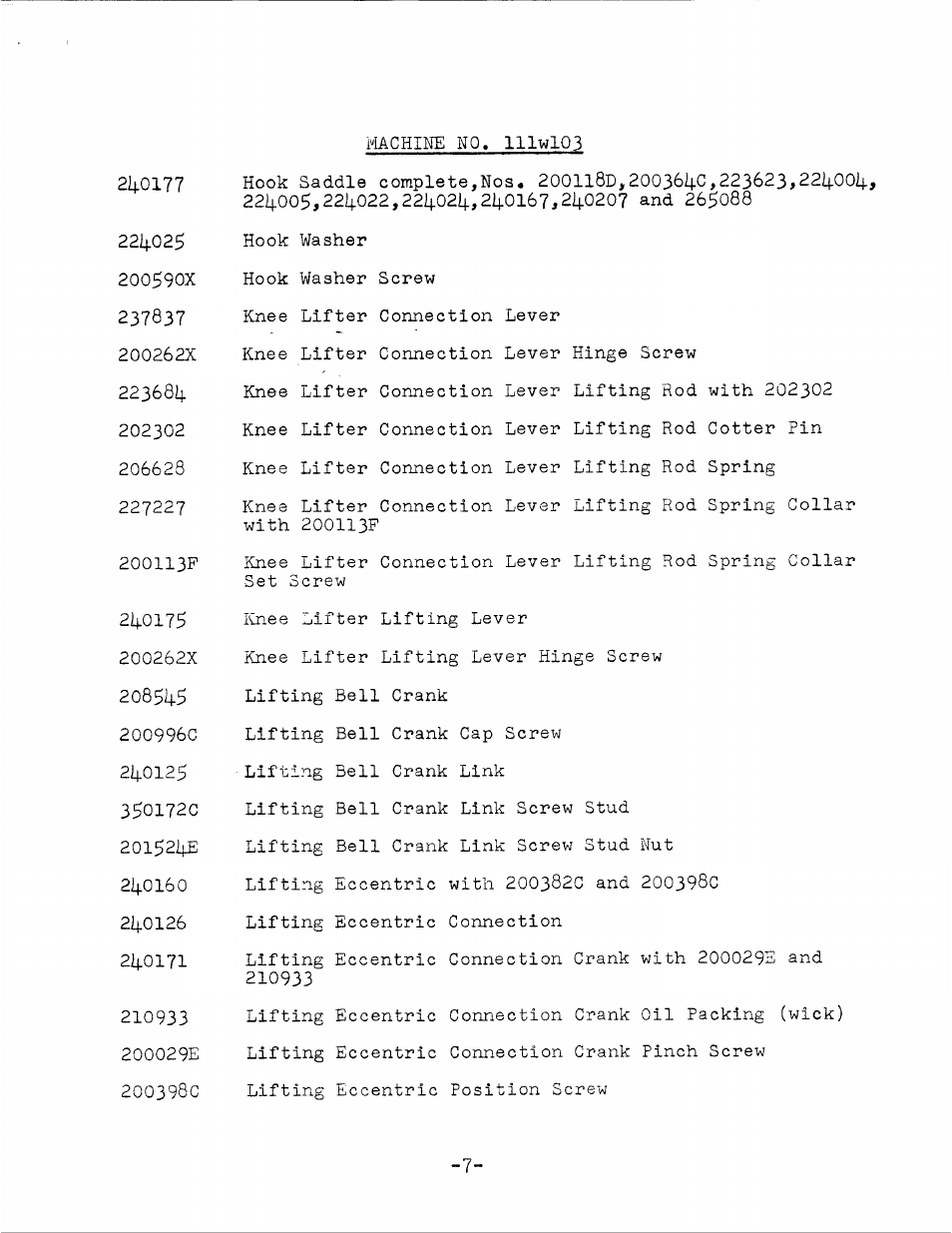 SINGER 111W103 User Manual | Page 9 / 15