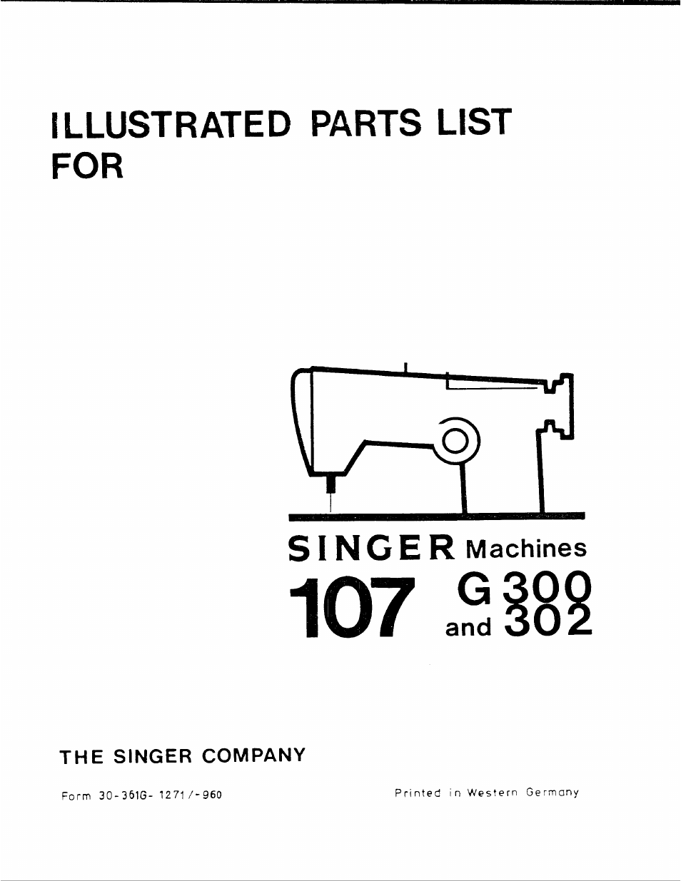 SINGER 107 302 User Manual | 26 pages