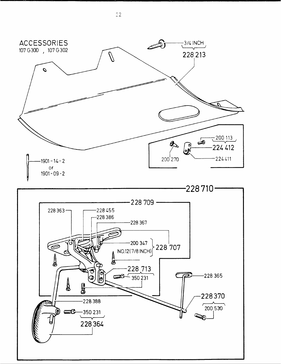 SINGER 107 302 User Manual | Page 24 / 26