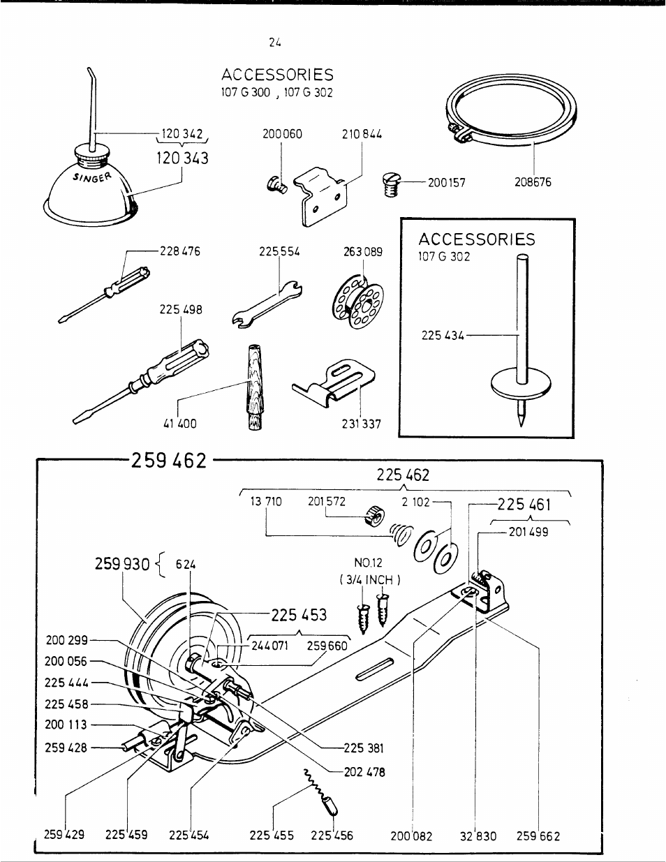 SINGER 107 302 User Manual | Page 26 / 26