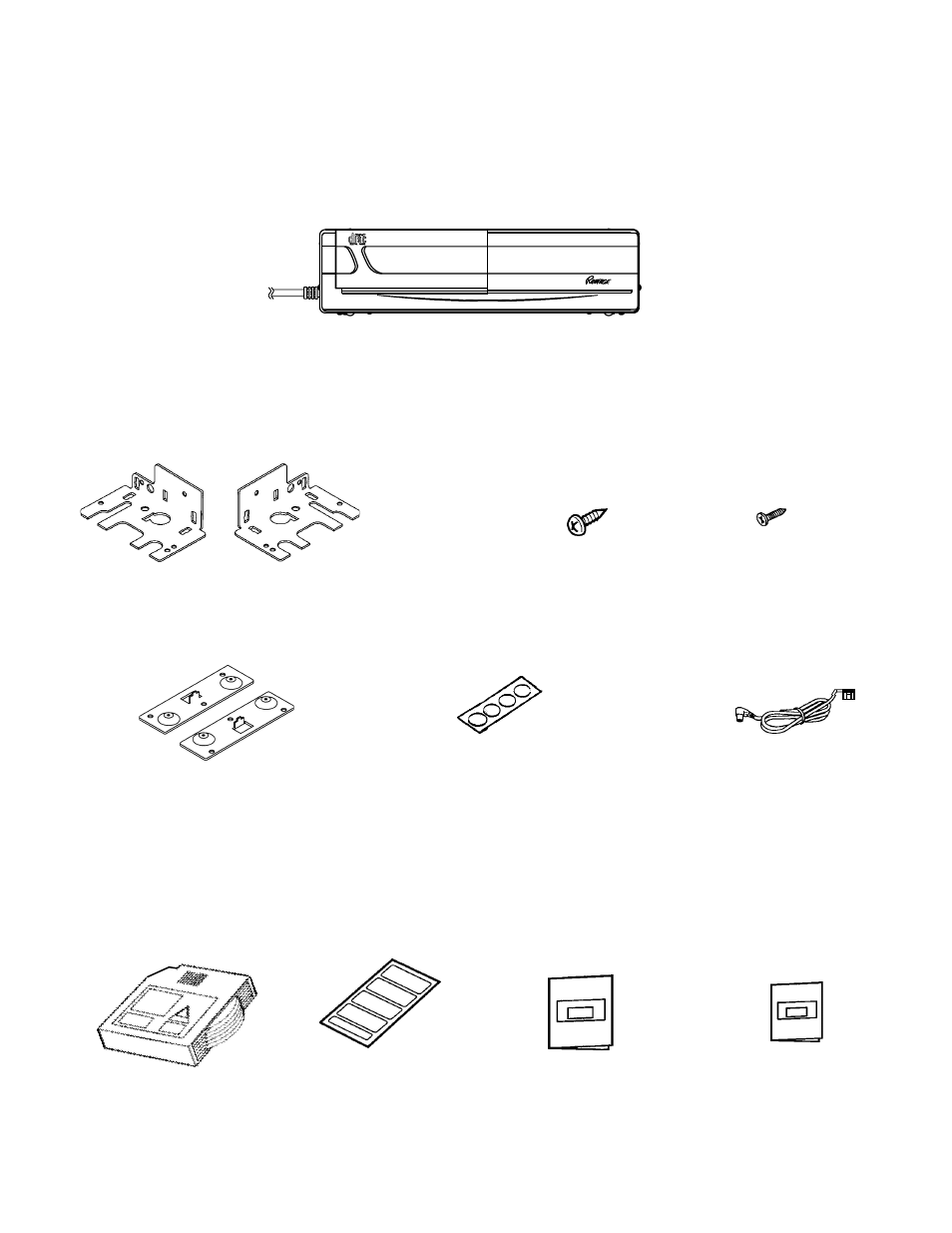 Packing list, Installation parts accessories main unit 2 | SINGER Rampage ACC-31 User Manual | Page 2 / 7