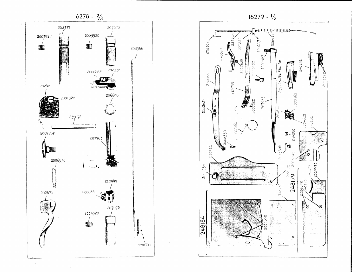 16278 - 2/з, 16279 - уз, Ülííll | SINGER 112W138 User Manual | Page 16 / 19