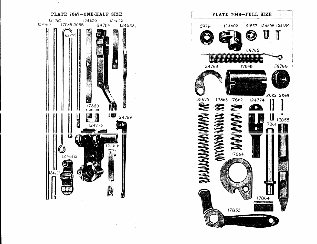Plate 7047-one-half size | SINGER 114-27 User Manual | Page 24 / 36