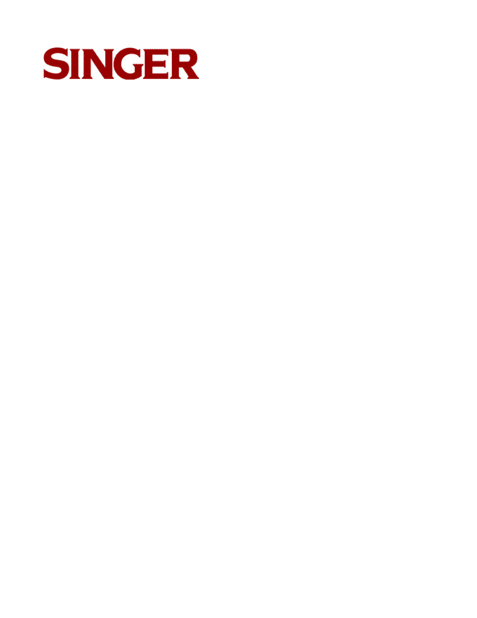 Relative sizes of needles and thread | SINGER 127-3 & 128-3 User Manual | Page 26 / 26