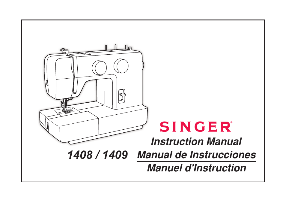 SINGER 1408 User Manual | 62 pages