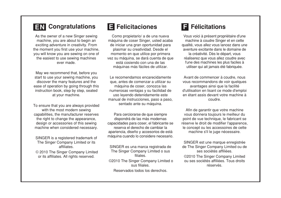 SINGER 1408 User Manual | Page 5 / 62