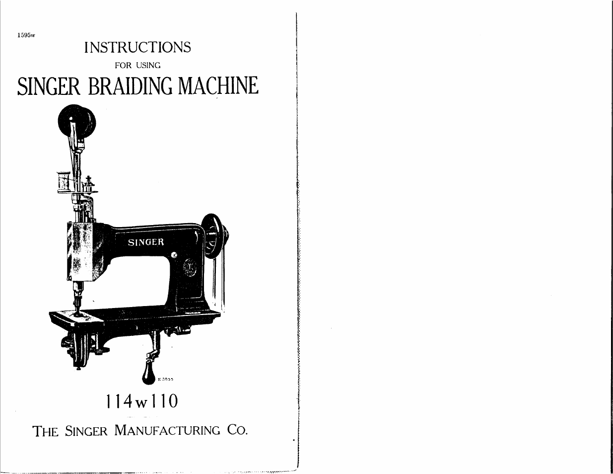 Singer bratoing machine | SINGER 114W110 User Manual | Page 2 / 14
