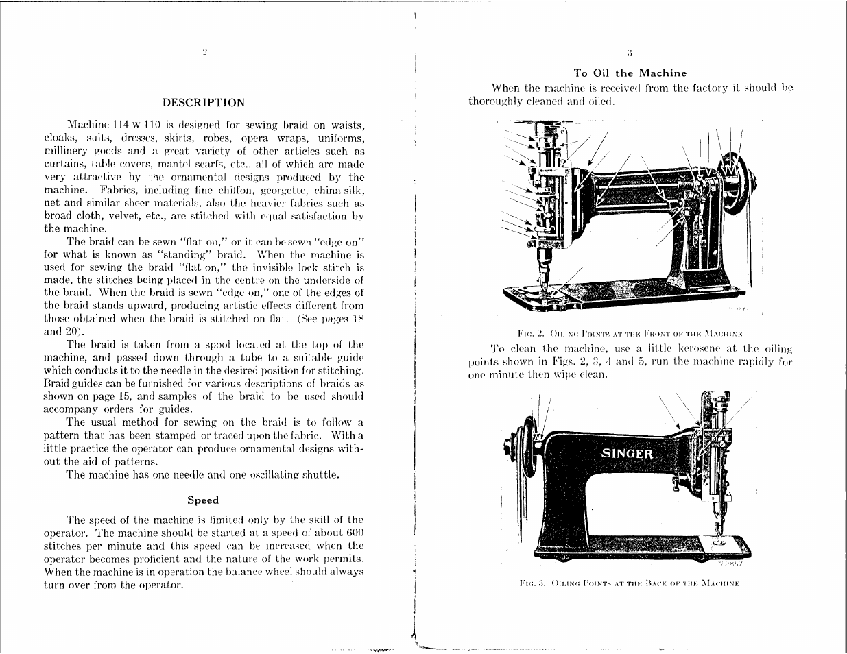 SINGER 114W110 User Manual | Page 3 / 14
