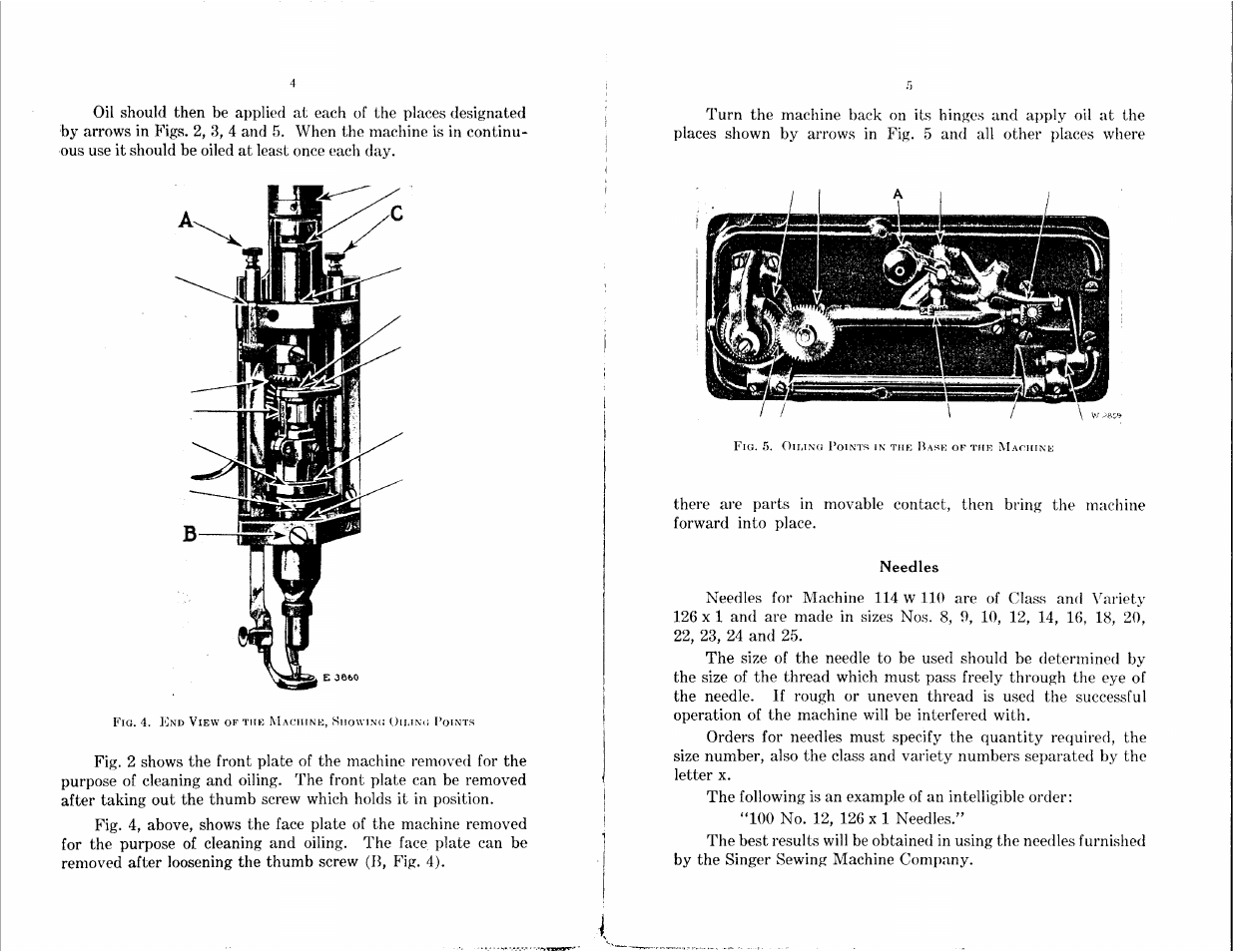SINGER 114W110 User Manual | Page 4 / 14